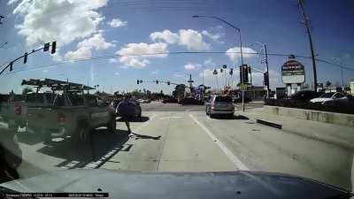 Guy Road Rages & Kicks In Door/Rips Off Mirror. Details in comments