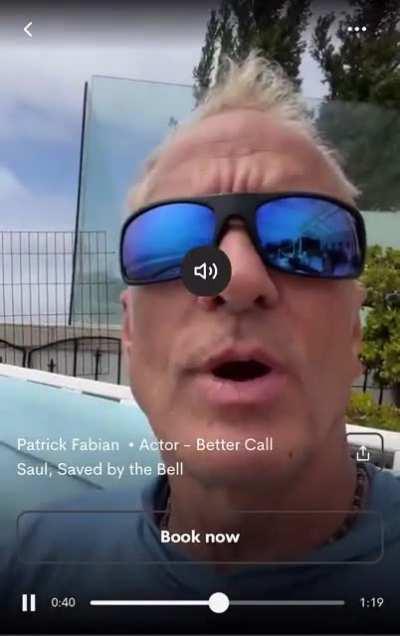 What did Patrick Fabian mean by this? 😨🦶