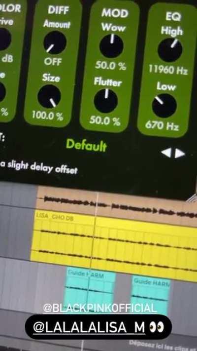 210520 djsnake IG Story Update w/ Lisa