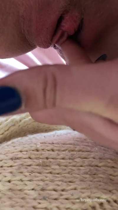 Dripping wet right into your mouth