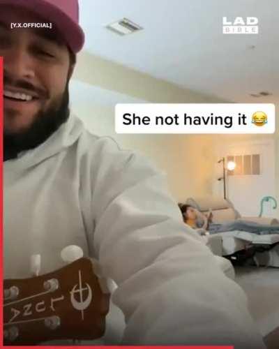 Dude annoys girlfriend