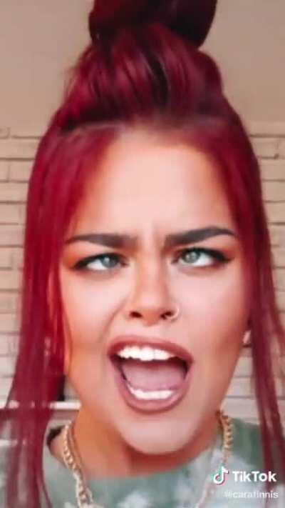 she makes the same faces in all her videos