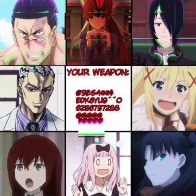 [OC] You dare fighting these characters with these weapons?