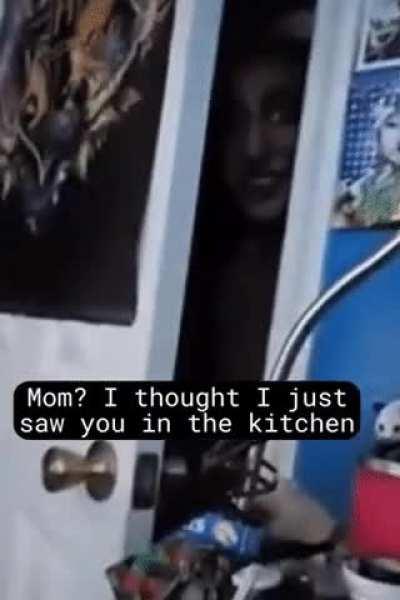 Mom, why does your skin look like that?