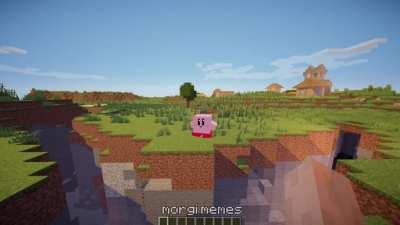 I threw Kirby in the canyon