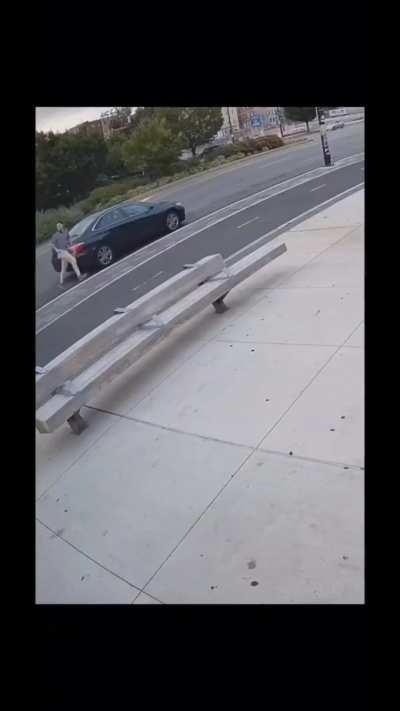 look both ways before crossing the street