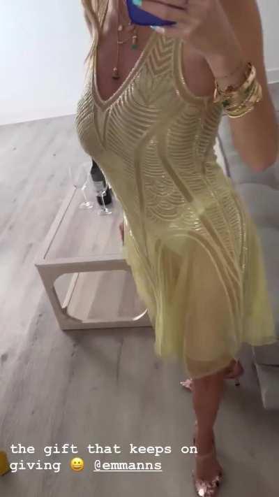 See through dress