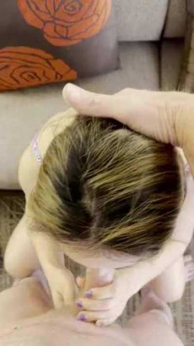 Would you let me blow you like this? I'll do my best 🥺