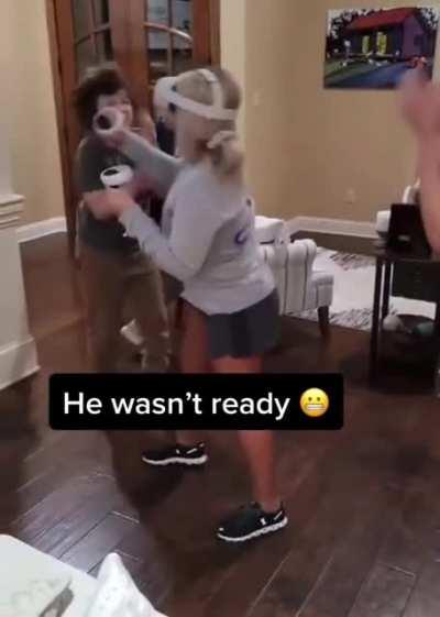 “wow! this VR stuff feels so real!”