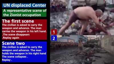 Is it logical !?_ Israeli forces undress fighters in Gaza but let them keep their weapons !