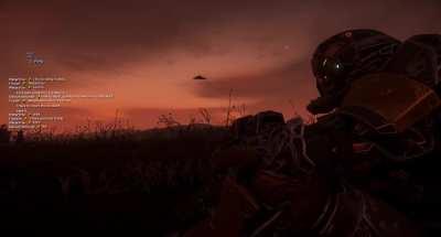 POV of my friend waiting for me on Hurston at a mission. I came in to land, the music fit perfectly and everything looked like something out of a movie completely by chance, I had no idea he was recording or listening to music. This game is beautiful.