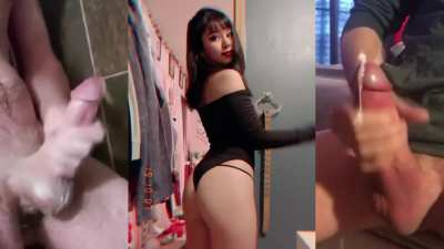 Showing off my panties before I hop in the shower