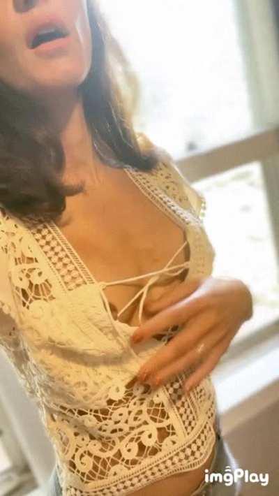 I love it when you sneak a peek when we’re out.