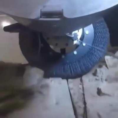 NASA Glenn Research center reinvented the wheel using shape memory alloy tires.