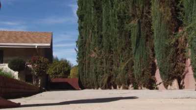 Embarrassed Blonde Strips and Walks Home Naked