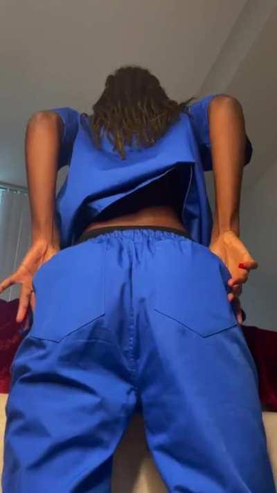 Hi, I’ll be your nurse today. Please get naked, I’m here to collect a sperm sample!