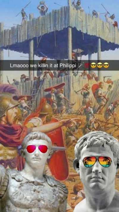 Name a more iconic duo than Augustus and Agrippa.