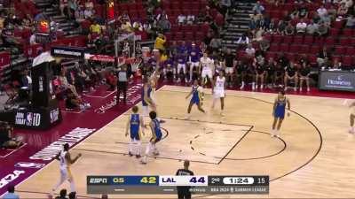 [Highlight] Lakers guard Max Christie drives in for the jam