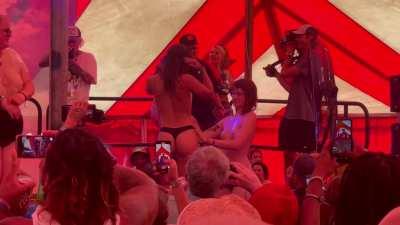 Round 2 of Gathering of the Juggalos 2022 wet t-shirt contest