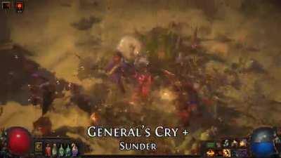 Here is a video of the new General's Cry skill in action!