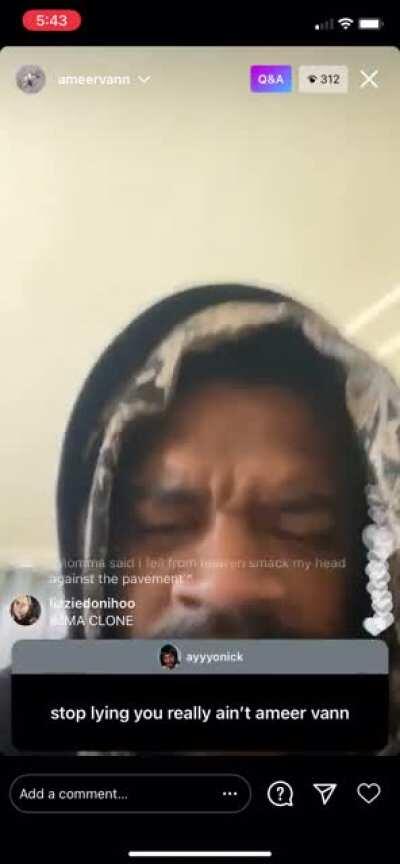 Ameer listening to STAR slowed