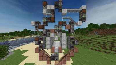 I made an overcomplicated 3x3 piston door. I know it's bad, but it's my first ever attempt and I'm proud