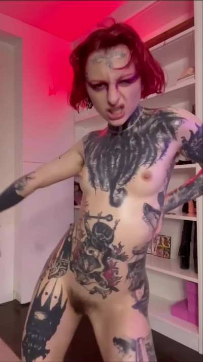 Kiss all tattoos on my body