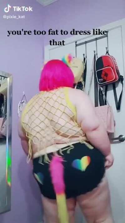 Consoom pride for something you shouldn't be proud of.