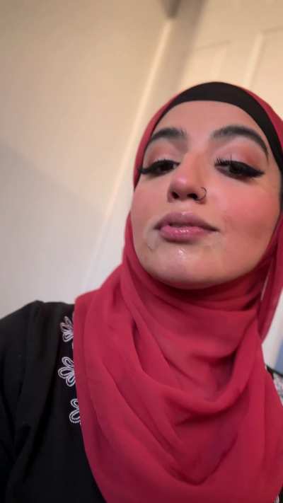I love being a horny muslim cumslut for white cock