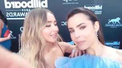 Sofia wishing Sabrina Carpenter a Happy Birthday