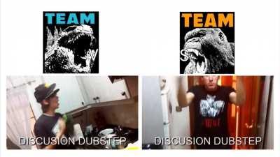 así me imagino a todos peleando