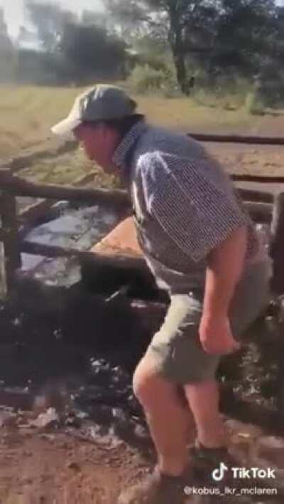 Die Boer het genoeg kak gehad