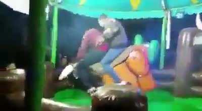 what are you doing mechanical bull operator????