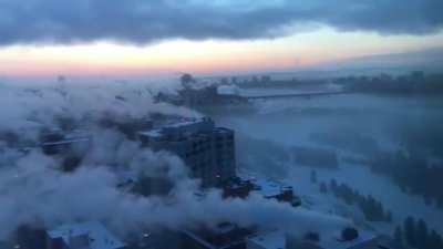 Maybe, I'll stay inside, today.