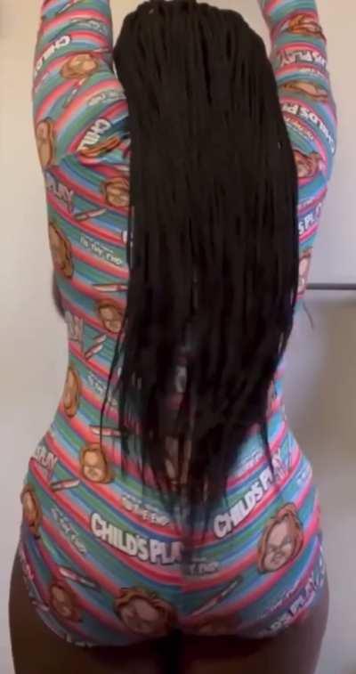 Ass and huge swinging boobs