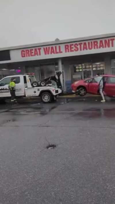 Man Refuses To Have Car Towed