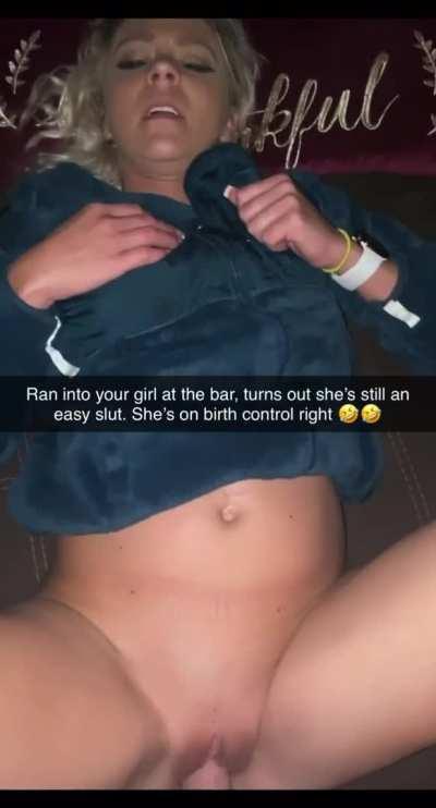 He fucked her years ago in college, now he’s fucking her again