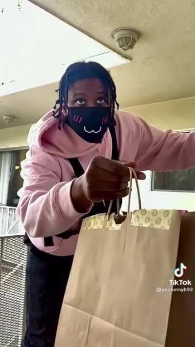 Hand to Customer: “Leave food at door”