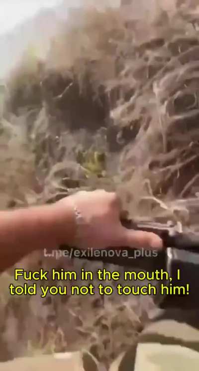 Russian soldier records a group of their own soldiers walking into a mine somewhere in eastern Ukraine (with English subtitles, Unknown date)