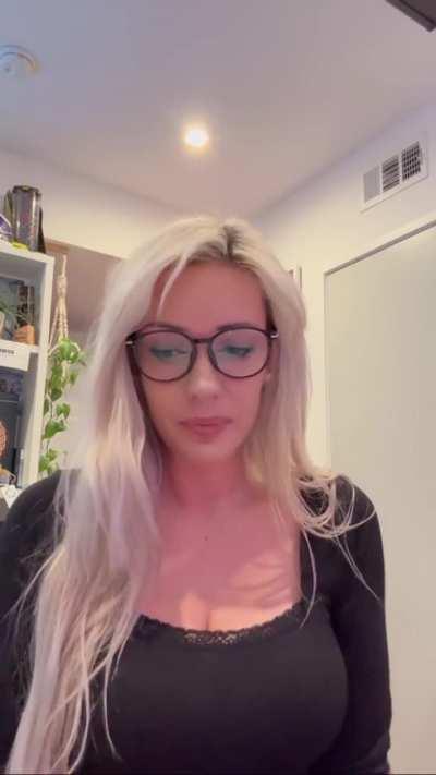 Looking at the camera and her smile makes me weak in the knees