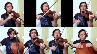 An excerpt of the theme from The Mandalorian I played on cello & violin
