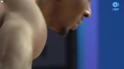 New U96 Snatch WR 187kg - Lesman Paredes (COL)