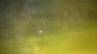 Milkyway core : Lagoon, Trifid and stars cloud