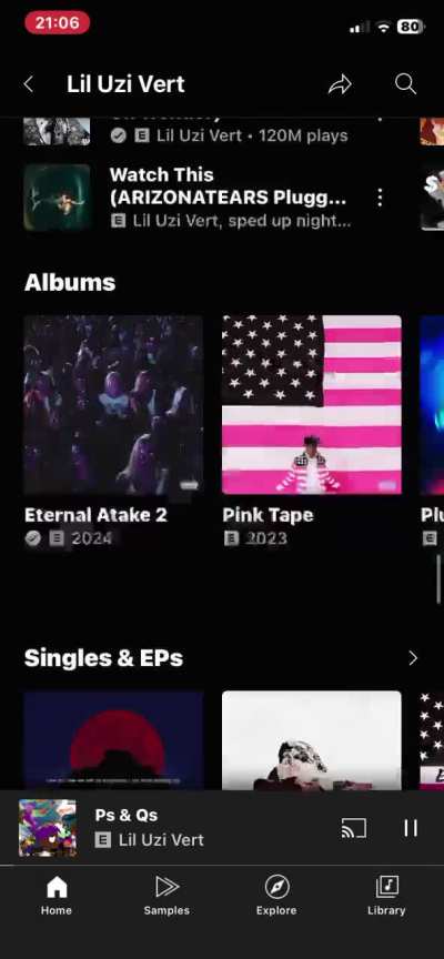 Why do Lil Uzis songs sound “different “