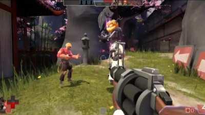 Engineer kills Headless Horseless Horsemann with finger-bangs!