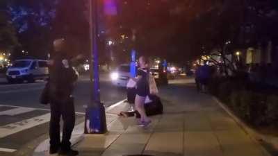 Black Police Officer Has to Lecture White BLM Protester on Racism