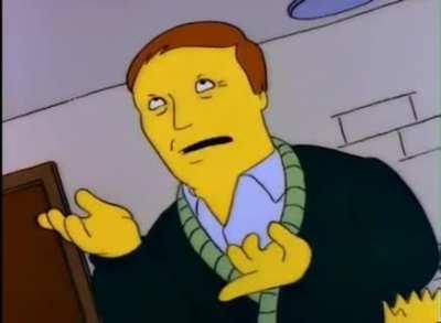 Adam West cameo in The Simpsons (season 4 episode 9: Mr. Plow)