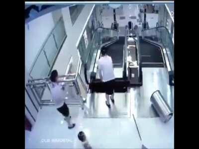 Chinese escalator