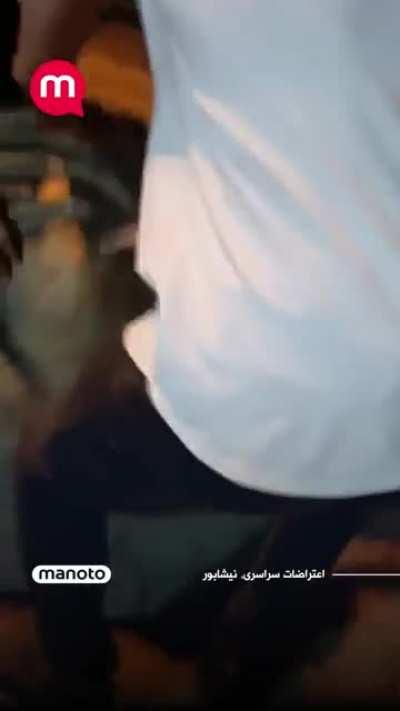 Head of Khomeini statue got taken last night