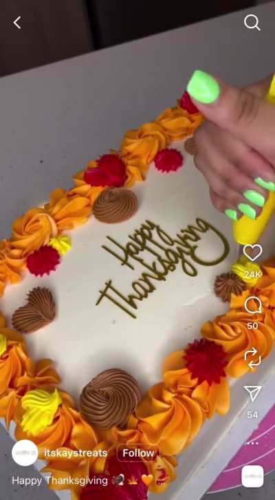Thankful It’s Not Fondant